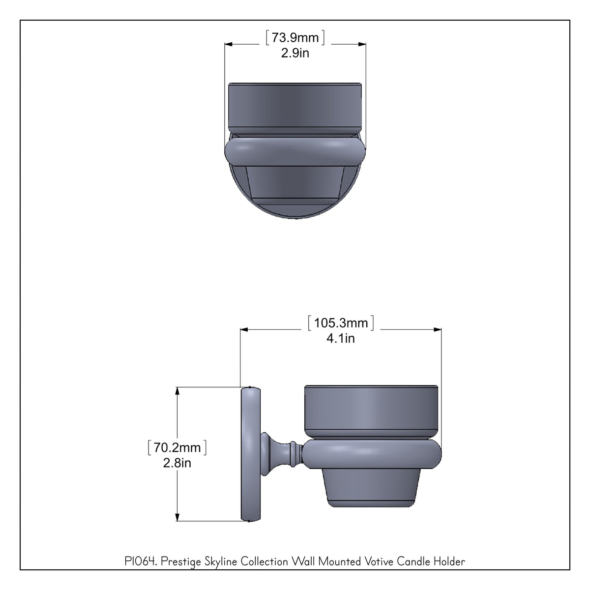 Allied Brass Prestige Skyline Venetian Bronze Brass Bath Accessory Set