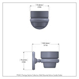 Allied Brass Prestige Skyline Satin Chrome Brass Bath Accessory Set