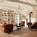 Kichler Topiary 6-Light Bronze Farmhouse Chandelier