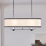 Kichler Heddle 8-Light Black Farmhouse Chandelier