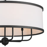 Kichler Heddle 6-Light Black Farmhouse Chandelier
