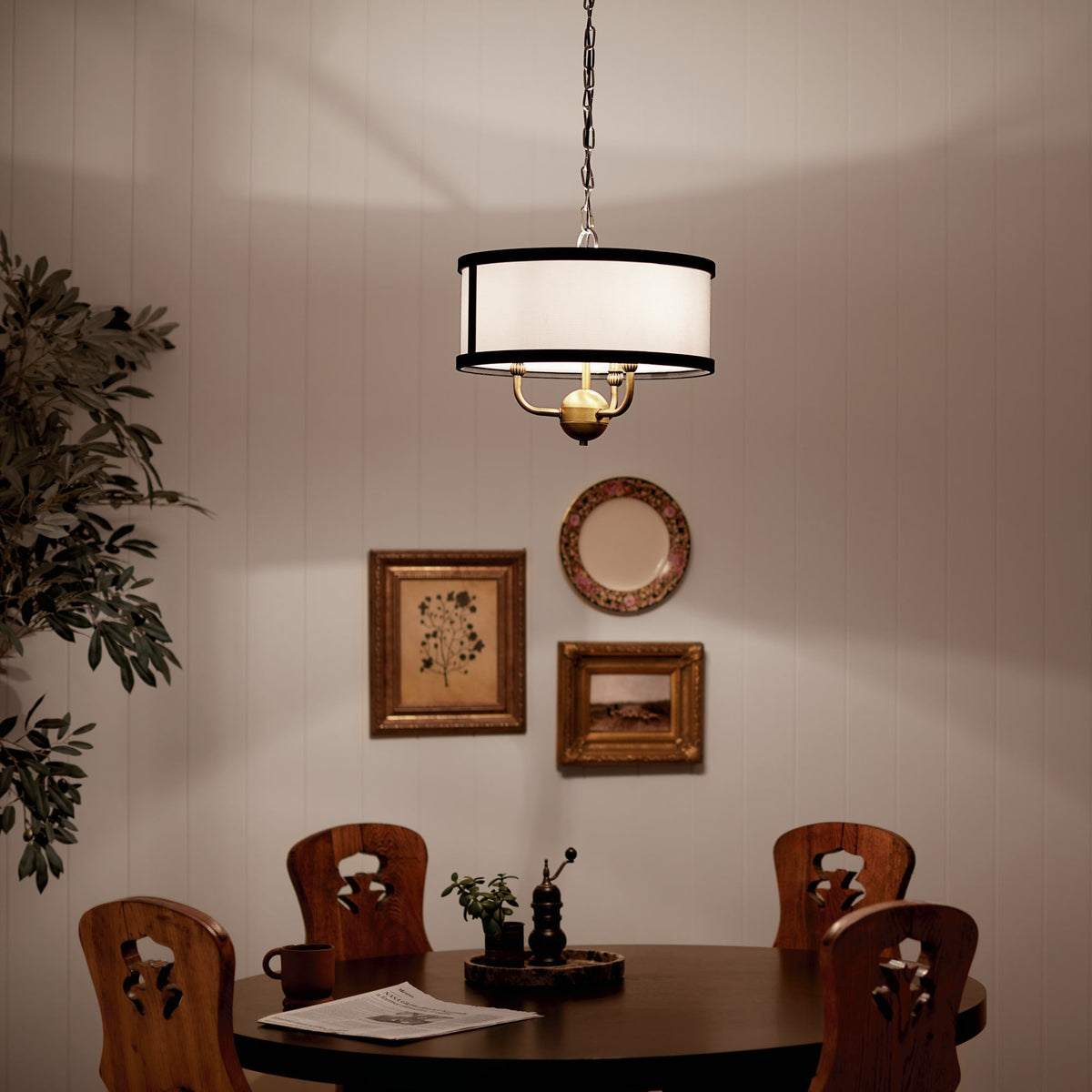 Kichler Heddle 3-Light Farmhouse Chandelier