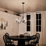 Kichler Freesia 5-Light Black Farmhouse Chandelier