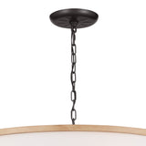 Kichler Heddle 6-Light Gray Farmhouse Chandelier