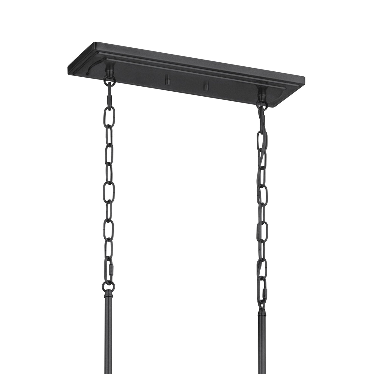 Kichler Vetivene 8-Light Black Farmhouse Chandelier
