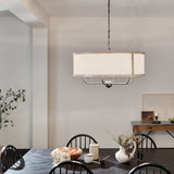 Kichler Heddle 6-Light Gray Farmhouse Chandelier