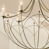 Kichler Topiary 6-Light Bronze Farmhouse Chandelier