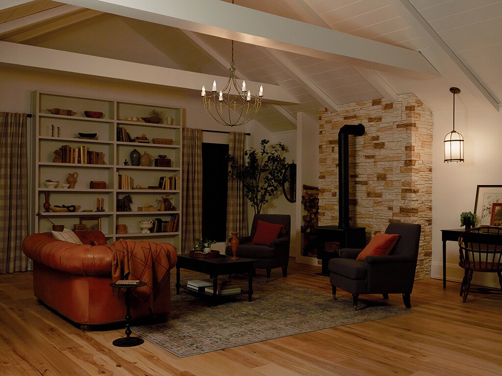 Kichler Topiary 6-Light Bronze Farmhouse Chandelier