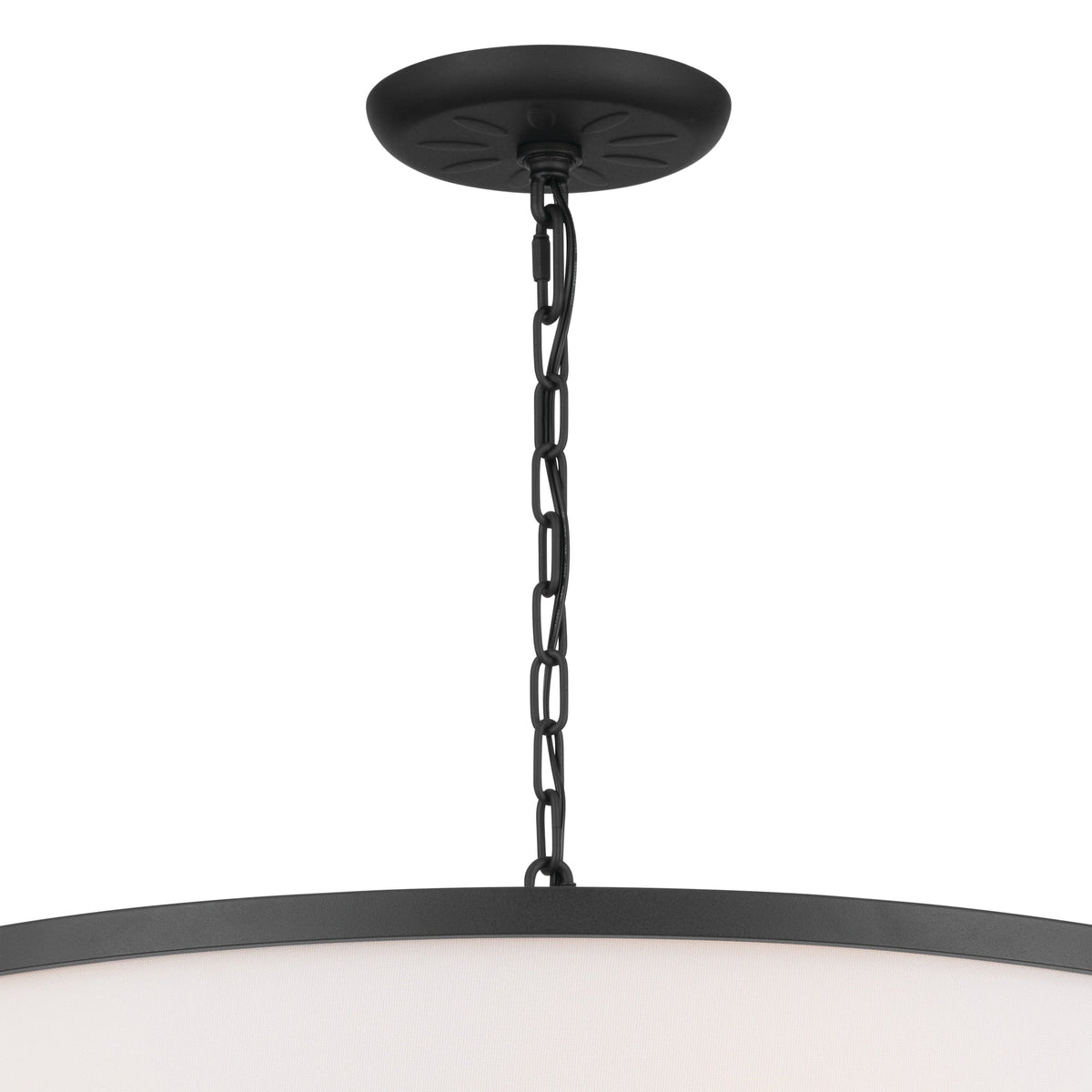 Kichler Heddle 6-Light Black Farmhouse Chandelier