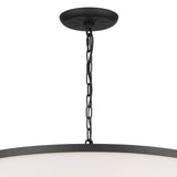 Kichler Heddle 6-Light Black Farmhouse Chandelier