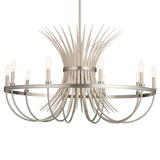 Kichler Baile 9-Light Brushed Nickel Farmhouse Chandelier