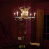 Kichler Baile 6-Light Black Farmhouse Chandelier