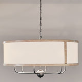 Kichler Heddle 6-Light Gray Farmhouse Chandelier