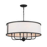 Kichler Heddle 6-Light Black Farmhouse Chandelier