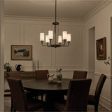 Kichler Vetivene 6-Light Black Farmhouse Chandelier