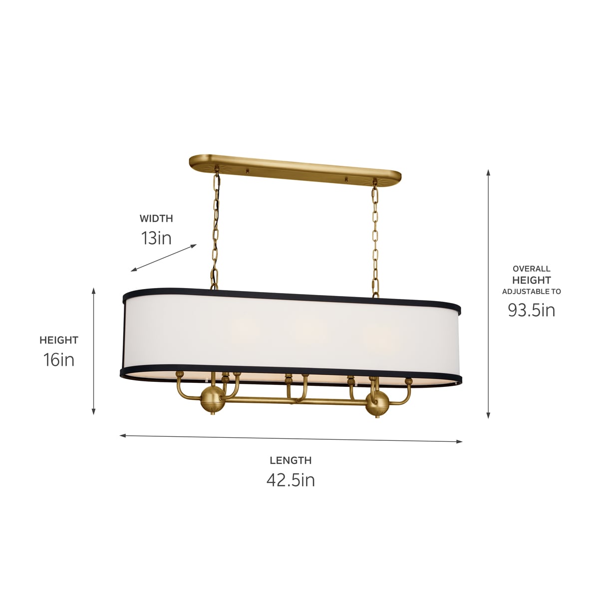 Kichler Heddle 8-Light Farmhouse Chandelier