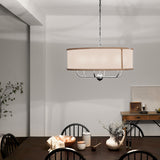 Kichler Heddle 6-Light Gray Farmhouse Chandelier