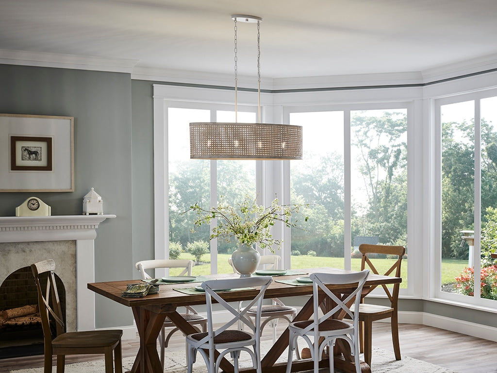 Kichler Sayulita 4-Light White Coastal Chandelier