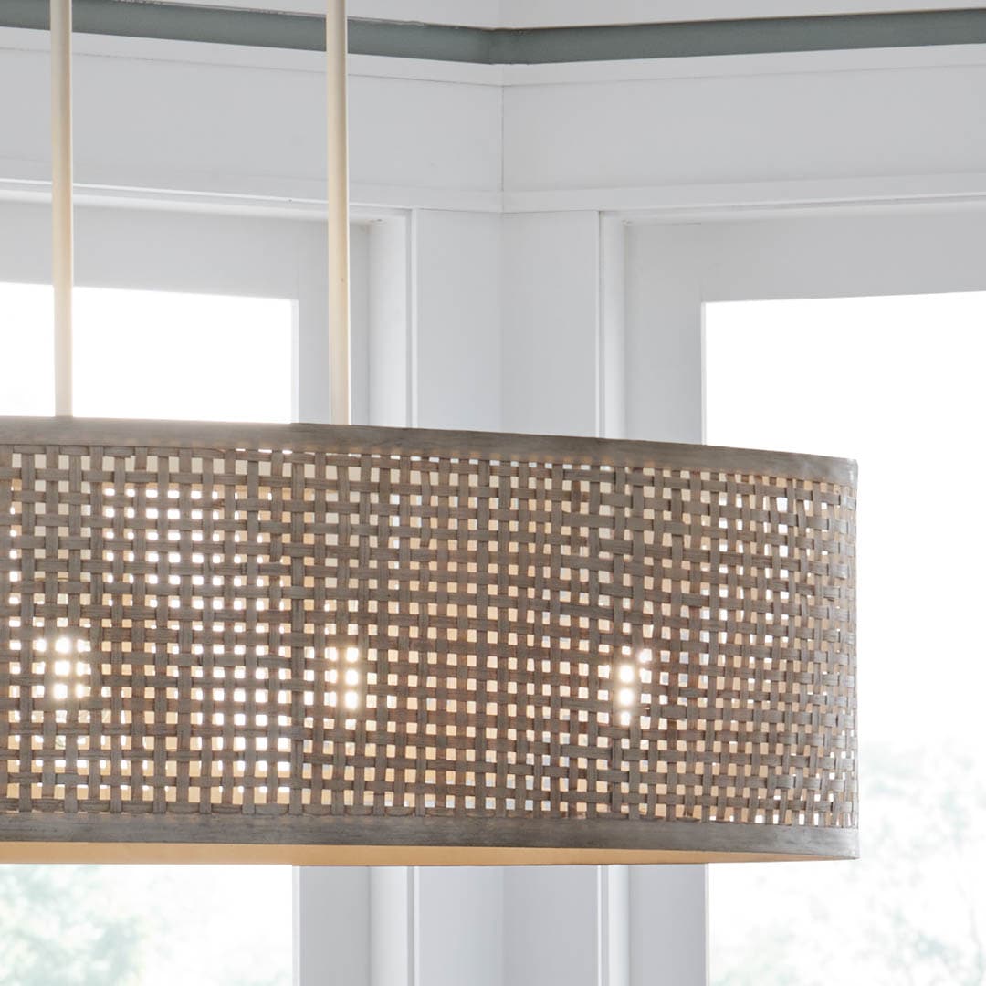Kichler Sayulita 4-Light White Coastal Chandelier