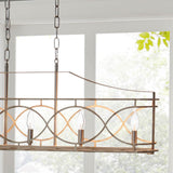 Kichler Adelgade 5-Light Distressed White Coastal Chandelier