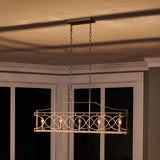 Kichler Adelgade 5-Light Distressed White Coastal Chandelier