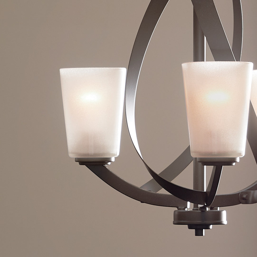 Kichler Layla 3-Light Antique Bronze Modern/Contemporary Chandelier
