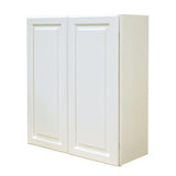 Newport Ready to Assemble 30x36x12 in. 2-Door Wall Cabinet with 2-Shelves in Classic White