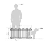 Zippity Outdoor Products Portable Puppy 2 Panels 2-ft H x 3.5-ft W White Privacy Vinyl Flat-top Fence Panel (Unassembled)