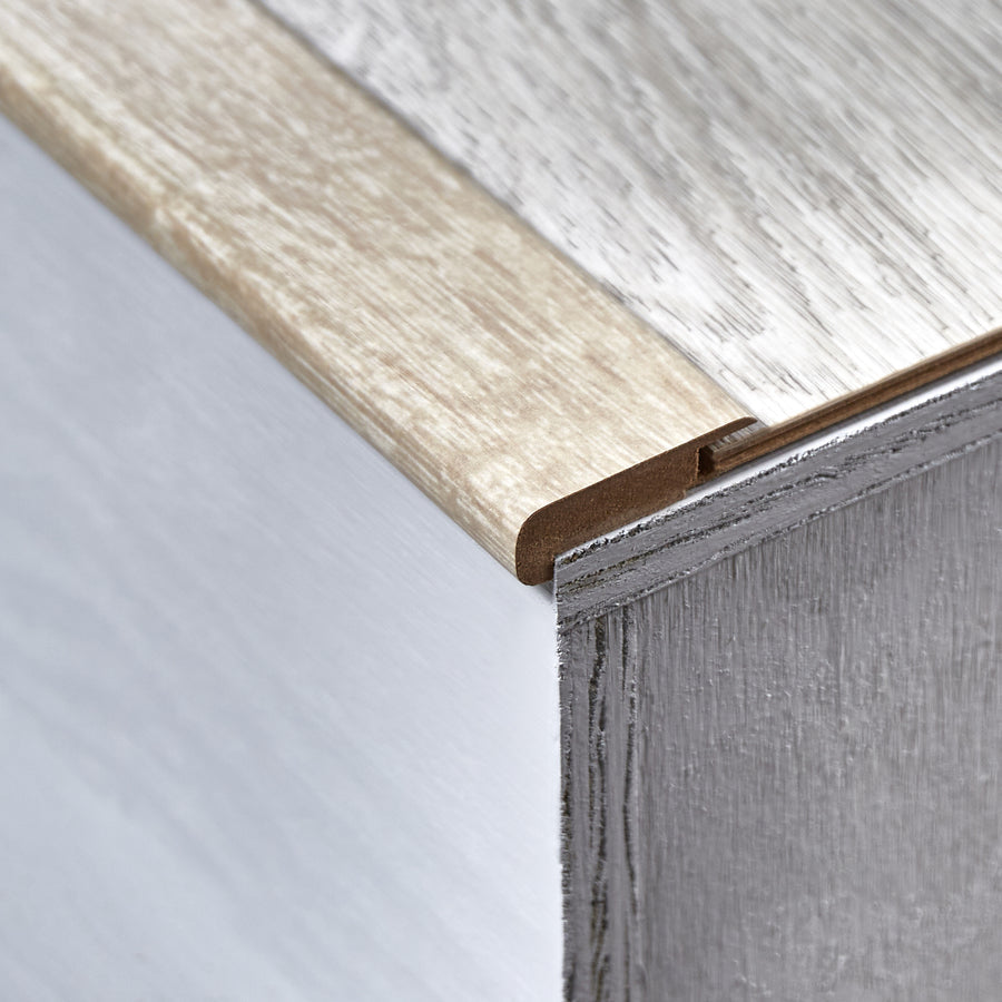 SimpleSolutions 2.37-in x 78.7-in Cambridge Abbey Oak Prefinished Stair Nosing - Super Arbor