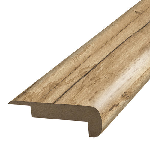SimpleSolutions 2.37-in x 78.7-in Chesterfield Hackberry Prefinished Stair Nosing - Super Arbor