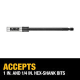 DEWALT IMPACT READY 6-in Magnetic Locking Impact Bit Holder, Individual