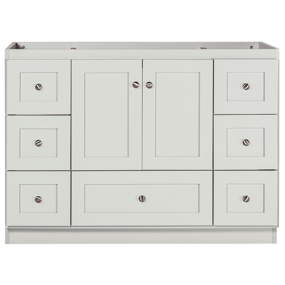 Shaker 42 in. W x 21 in. D x 34.5 in. H Vanity Cabinet Only in Natural Alder - Super Arbor
