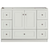 Shaker 42 in. W x 21 in. D x 34.5 in. H Vanity Cabinet Only in Natural Alder - Super Arbor