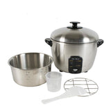 3-Cup Stainless Steel Rice Cooker