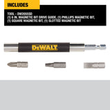 DEWALT 4-Pack 1-in Magnetic Screwdriving Bit Drive Guide Set
