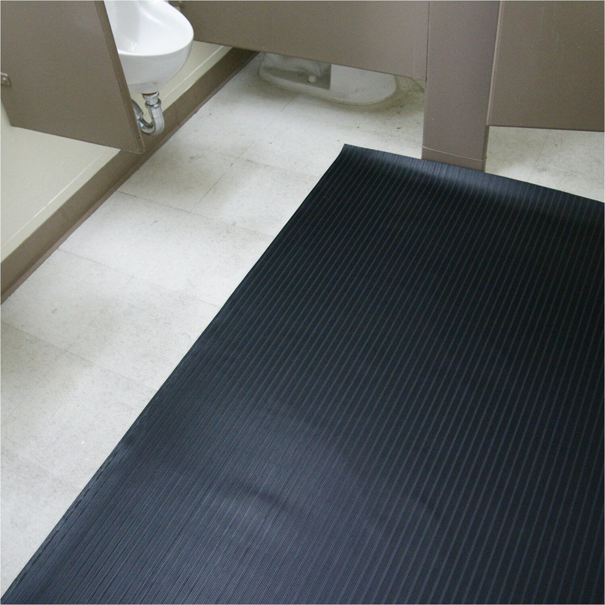 Rubber-Cal 48-in W x 180-in L x 0.125-in T Flooring Tape Rubber Gym Floor Roll (60-sq ft)