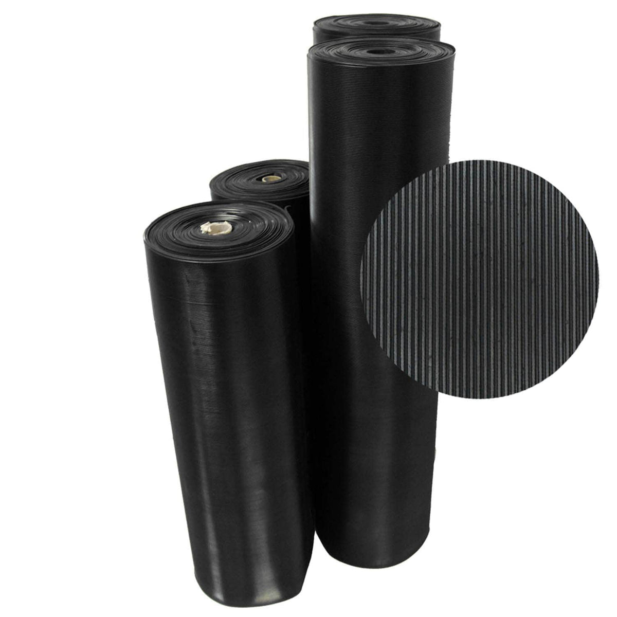 Rubber-Cal 36-in W x 0.125-in T Flooring Tape Rubber Gym Floor Roll (12-sq ft)