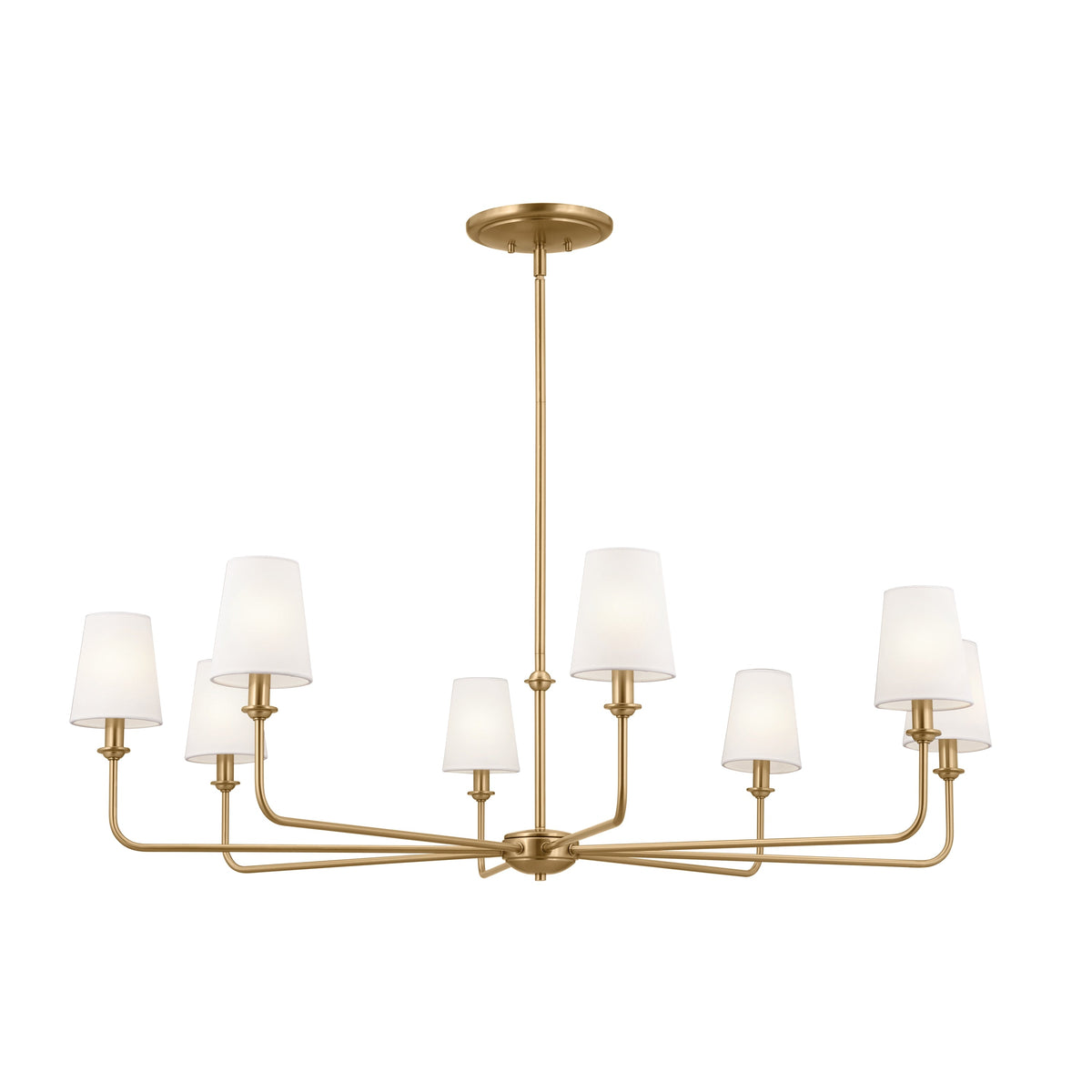 Kichler Pallas 8-Light Brushed Traditional Chandelier
