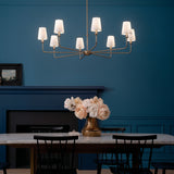 Kichler Pallas 8-Light Brushed Traditional Chandelier