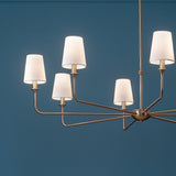 Kichler Pallas 8-Light Brushed Traditional Chandelier