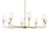 Kichler Pallas 8-Light Brushed Traditional Chandelier