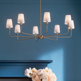 Kichler Pallas 8-Light Brushed Traditional Chandelier