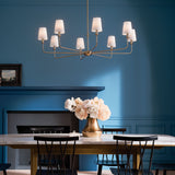 Kichler Pallas 8-Light Brushed Traditional Chandelier