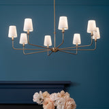 Kichler Pallas 8-Light Brushed Traditional Chandelier