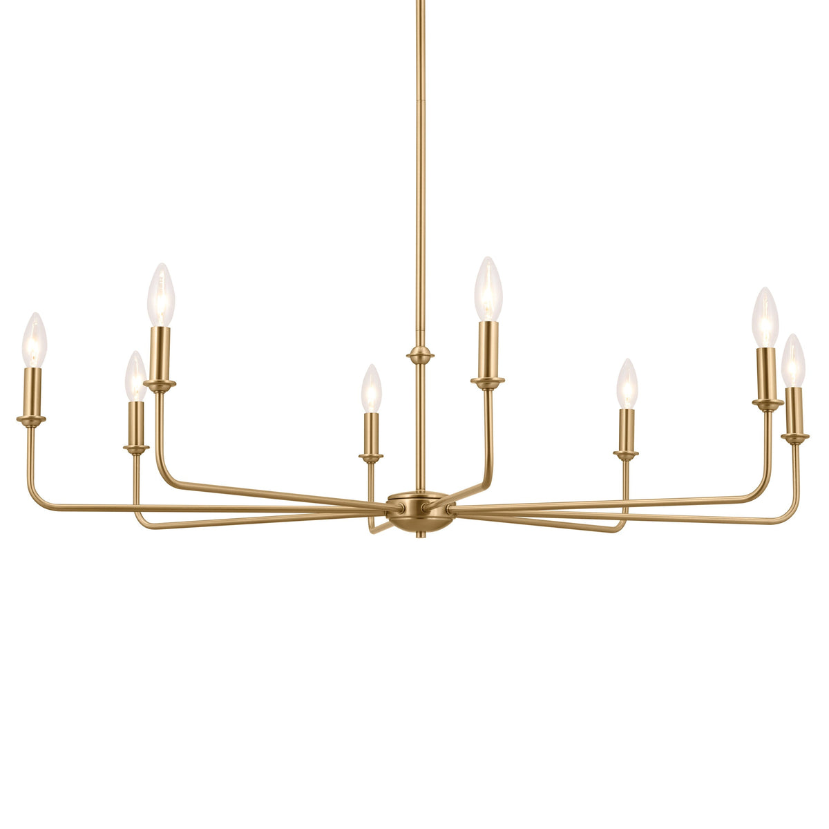 Kichler Pallas 8-Light Brushed Traditional Chandelier
