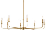 Kichler Pallas 8-Light Brushed Traditional Chandelier