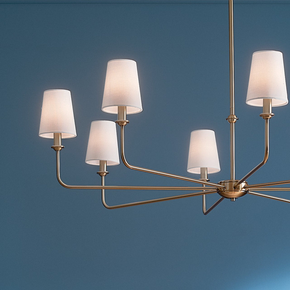 Kichler Pallas 8-Light Brushed Traditional Chandelier