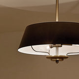 Kichler Luella 3-Light Black Traditional Drum Medium Hanging Convertible Pendant/semi-flush
