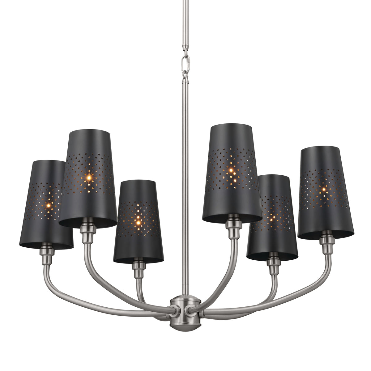 Kichler Adeena 6-Light Pewter Traditional Chandelier