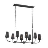 Kichler Adeena 8-Light Black Traditional Chandelier